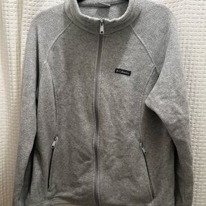Columbia women’s gray fleece jacket 2X